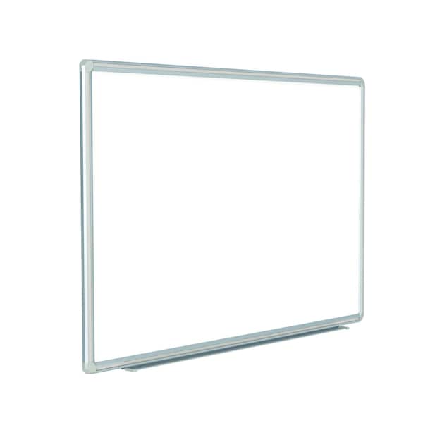 Porcelain Whiteboard, 48"x48", Gray, Porcelain, 48", 48", White